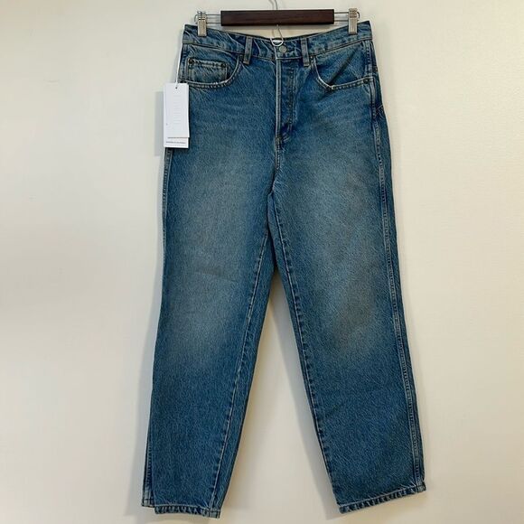 Boyish The Timmy High Rise Straight Leg Yolk Back Jeans Size 28 NWT - Picture 3 of 9